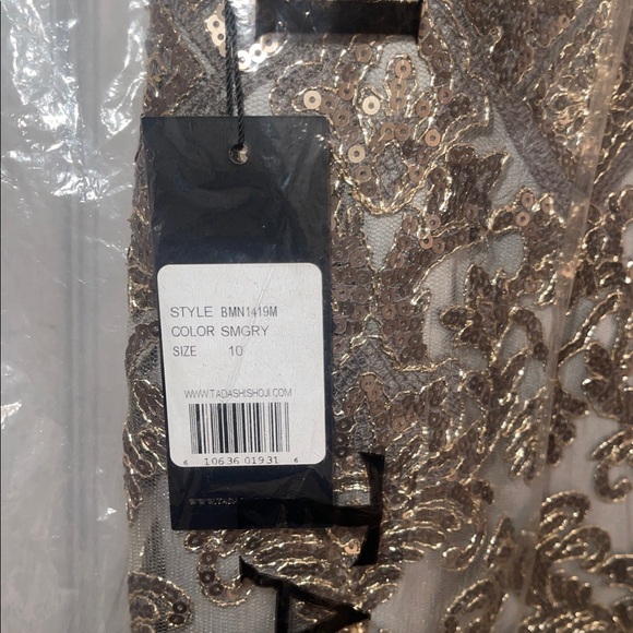 Tadashi Shoji Sleeveless Sequin Cocktail Dress - Picture 12 of 13